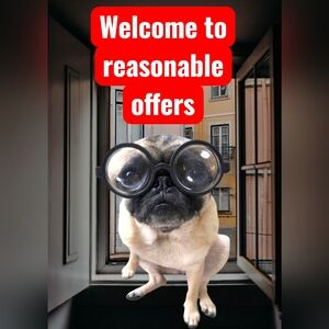 Always Welcome To Reasonable Offers